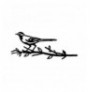 Objekt dekorues Tanelorn Bird On The Branch 05 - Black Black