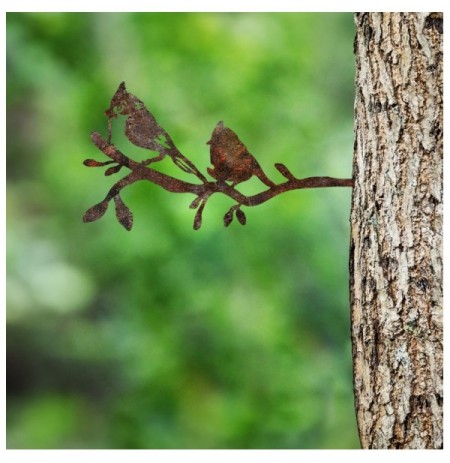 Objekt dekorues Tanelorn Bird On The Branch 07 - Brown Brown