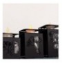 Set shandan ( 3 Pc ) Artepera Ginkgo Tealight - APT549 - Black Black