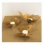 Set shandan ( 3 Pc ) Artepera Papilio Tealight Set of 3 - APT581 - Gold Gold