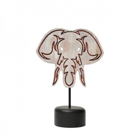 Objekt dekorues Markham Elephant Deco 30 Beige Black