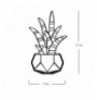 Objekt dekorues Lumina Flower Vase - Black Black