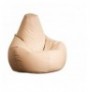 Bean Bag Atelier del Sofa Deri Armut - Cream