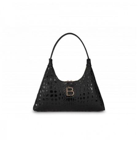 Shoulder Bag Lucky Bees 505 - Croco Black