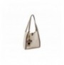 Tote Bag Lucky Bees 352 - Cream, Dark Mink