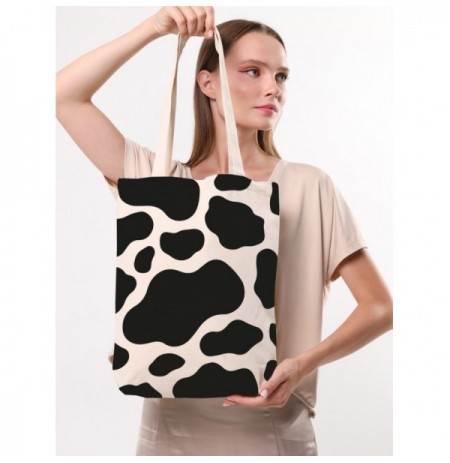 Tote Bag Bergland 1954 Cream Black