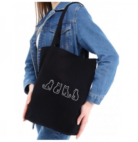 Tote Bag Bergland 1544 Black