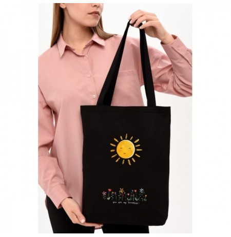 Tote Bag Bergland 1502 Black