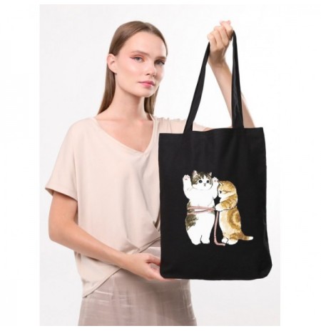 Tote Bag Bergland 1461 Black