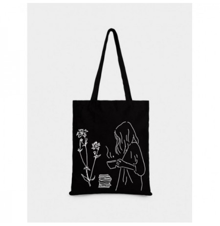 Tote Bag Bergland 0198 Black