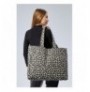 Tote Bag Bergland 2268 Cream Leopard