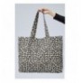 Tote Bag Bergland 2268 Cream Leopard