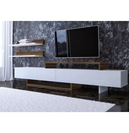 Mobilje TV Hannah Home Nirvana - White, Teak