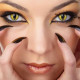 Lente Kontakti Halloween Cat Eye te Verdha