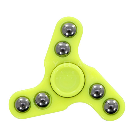 Rrotullues Antistres Hand Spinner Jeshile Neon me 3 Krahe